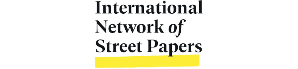 International Network of Street Papers logo.