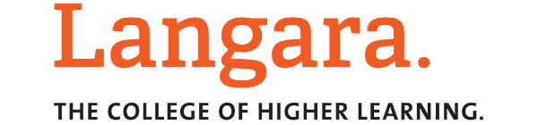 Langara College logo.